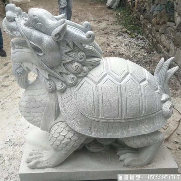 石雕乌龟雕塑 青石石材工艺动物神兽乌龟 厂家定制